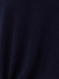 Franco Callegari Pullover & Strickjacken|Shirts & Tops*Damen Pure Cashmere Strickshirt marine uni