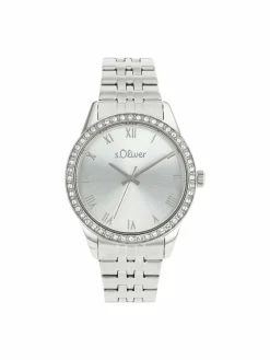s.Oliver Uhren*Damen Quarzuhr silber uni