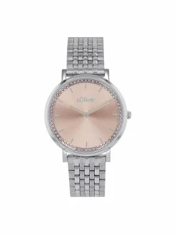 s.Oliver Uhren*Damen Quarzuhr rosa uni