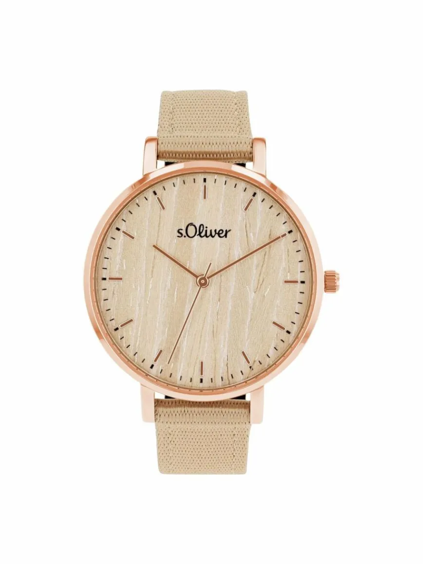 s.Oliver Uhren*Damen Quarzuhr roségold uni