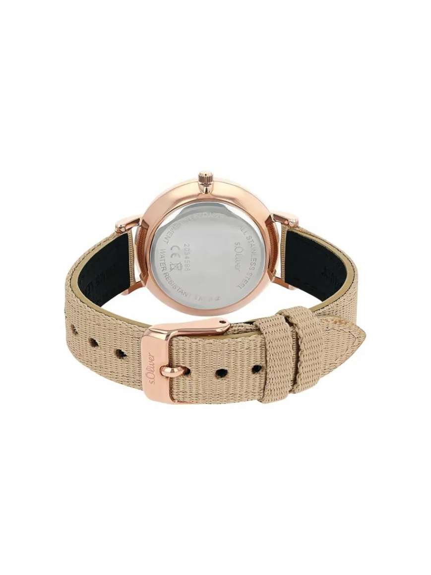 s.Oliver Uhren*Damen Quarzuhr roségold uni