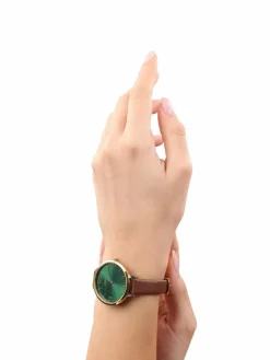 s.Oliver Uhren*Damen Quarzuhr braun uni