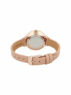 s.Oliver Uhren*Damen Quarzuhr beige uni