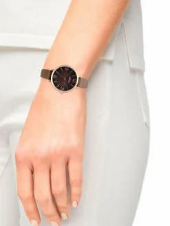 s.Oliver Uhren*Damen Quarzuhr beige uni