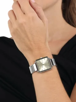 NOELANI Uhren*Damen Quarzuhr silber uni