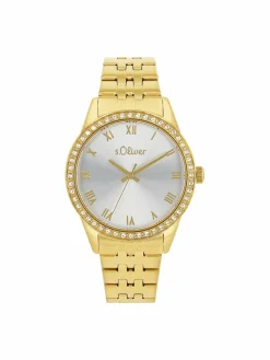 s.Oliver Uhren*Damen Quarzuhr gold uni