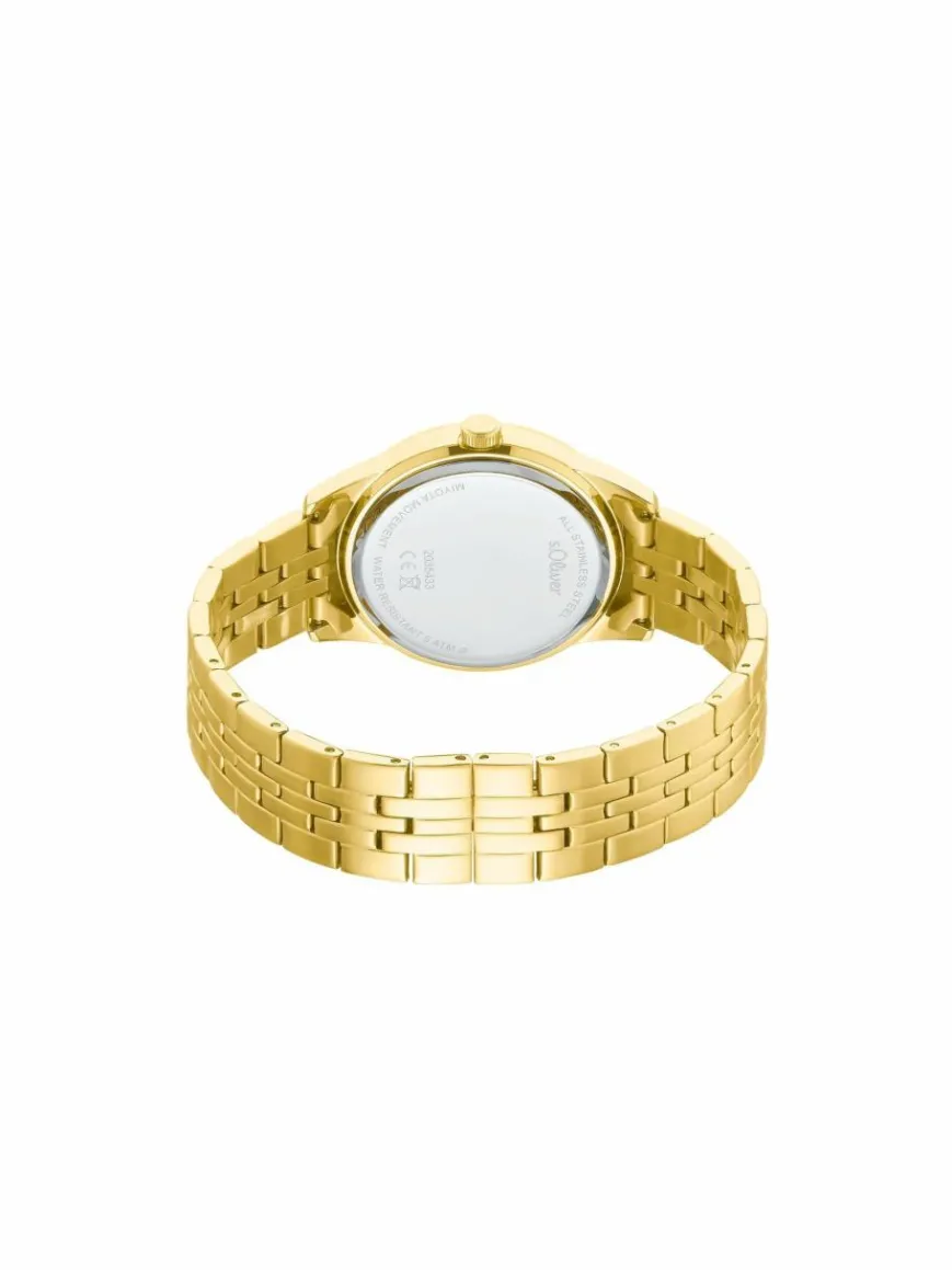 s.Oliver Uhren*Damen Quarzuhr gold uni