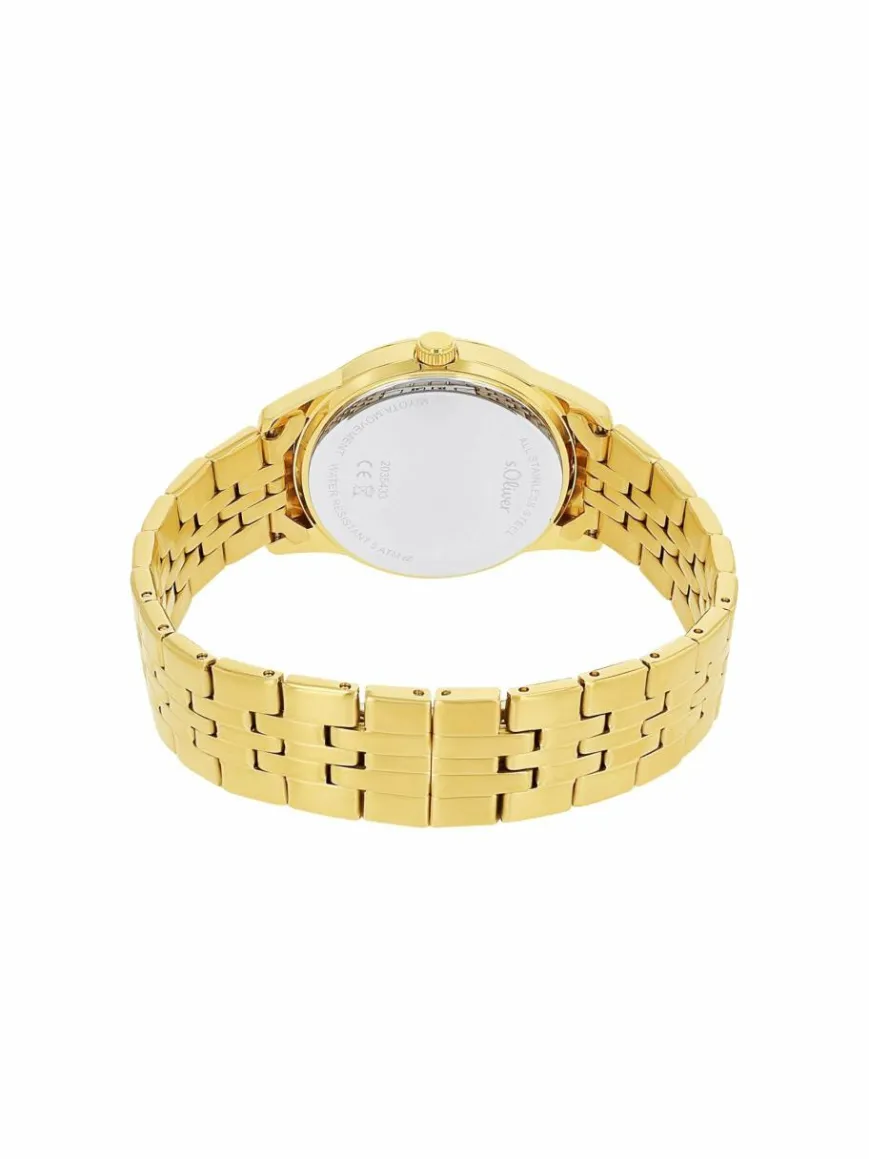 s.Oliver Uhren*Damen Quarzuhr gold uni