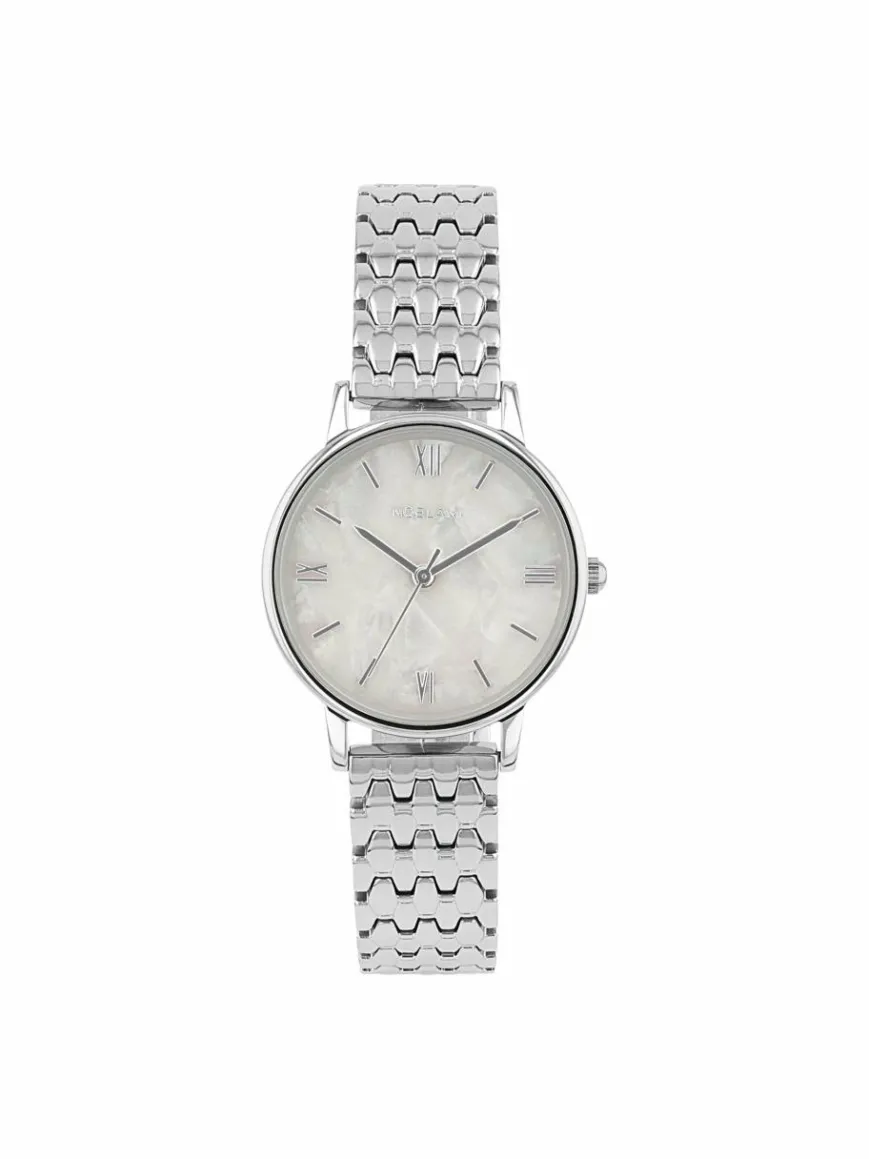 NOELANI Uhren*Damen Quarzuhr silber uni