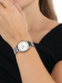 NOELANI Uhren*Damen Quarzuhr silber uni