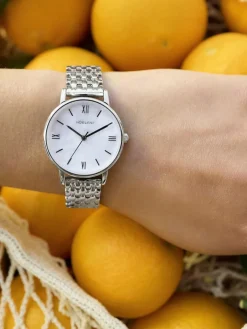 NOELANI Uhren*Damen Quarzuhr silber uni