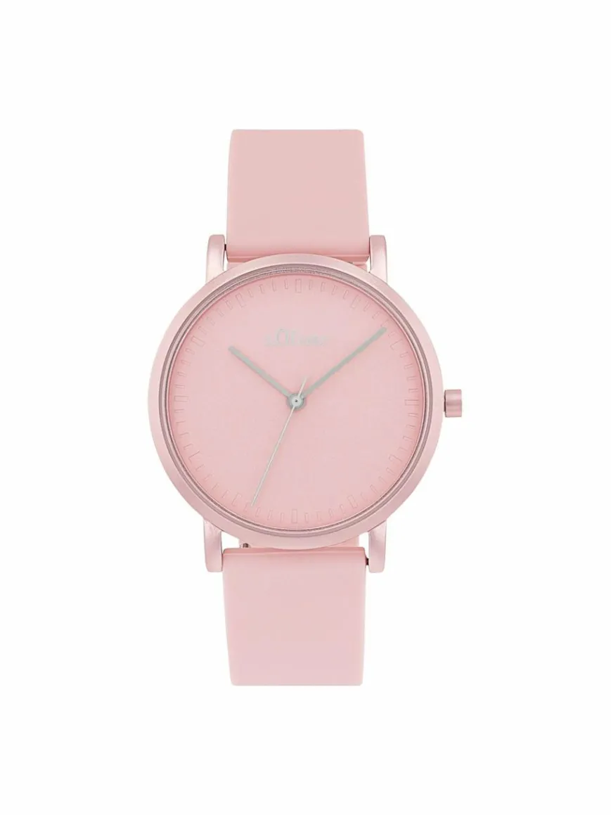 s.Oliver Uhren*Damen Quarzuhr rosa uni