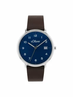 s.Oliver Uhren*Damen Quarzuhr braun uni
