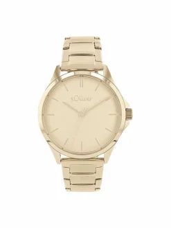 s.Oliver Uhren*Damen Quarzuhr gold uni