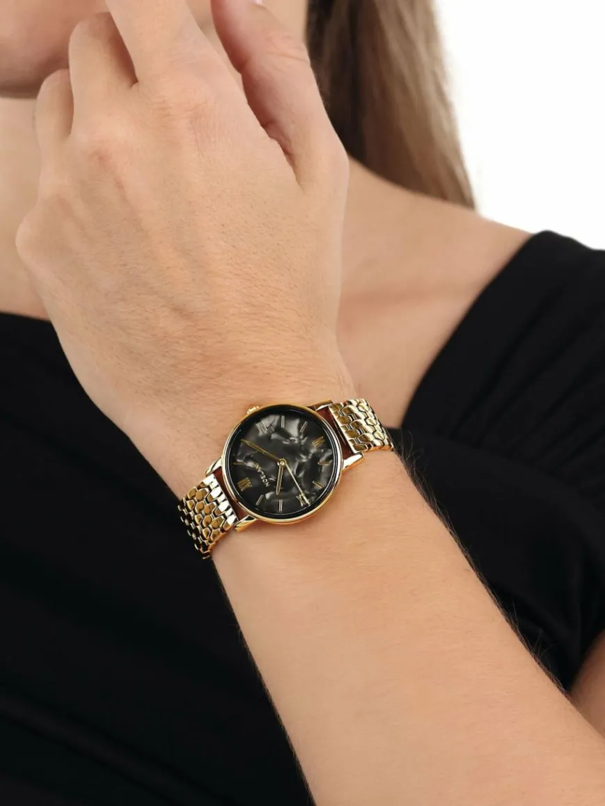 NOELANI Uhren*Damen Quarzuhr gold uni