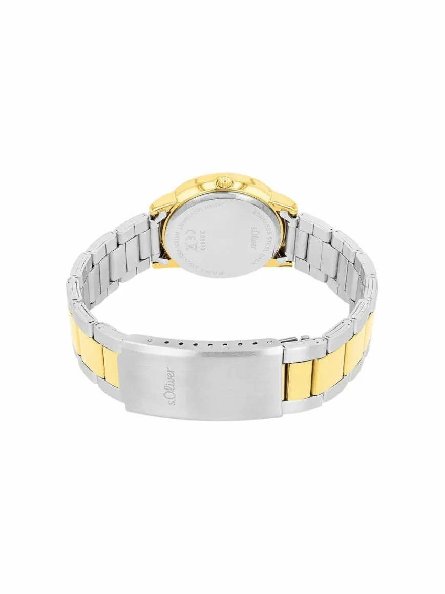 s.Oliver Uhren*Damen Quarzuhr gold uni