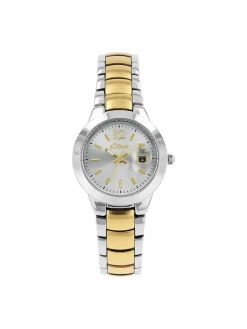 s.Oliver Uhren*Damen Quarzuhr gold uni