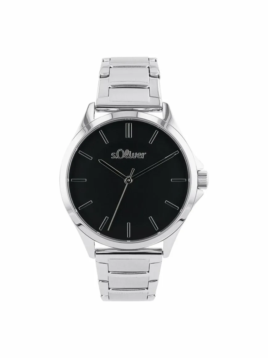 s.Oliver Uhren*Damen Quarzuhr silber uni