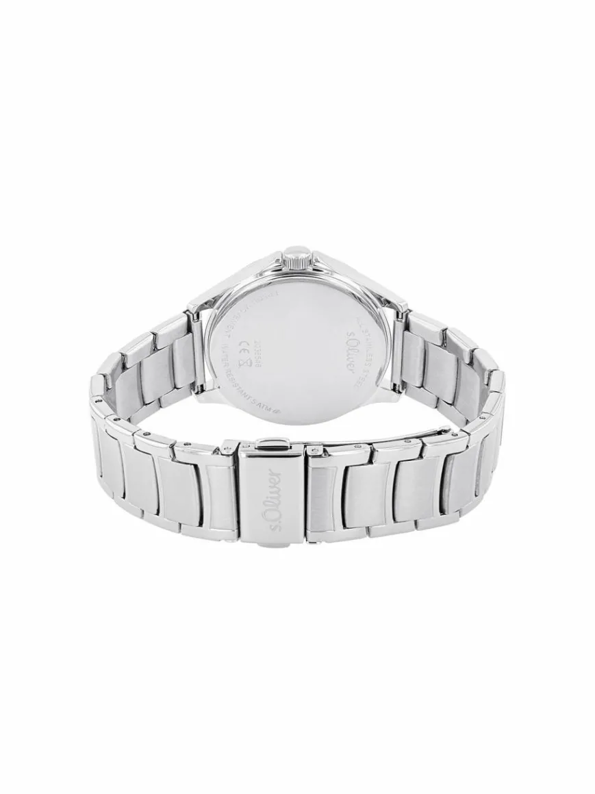 s.Oliver Uhren*Damen Quarzuhr silber uni