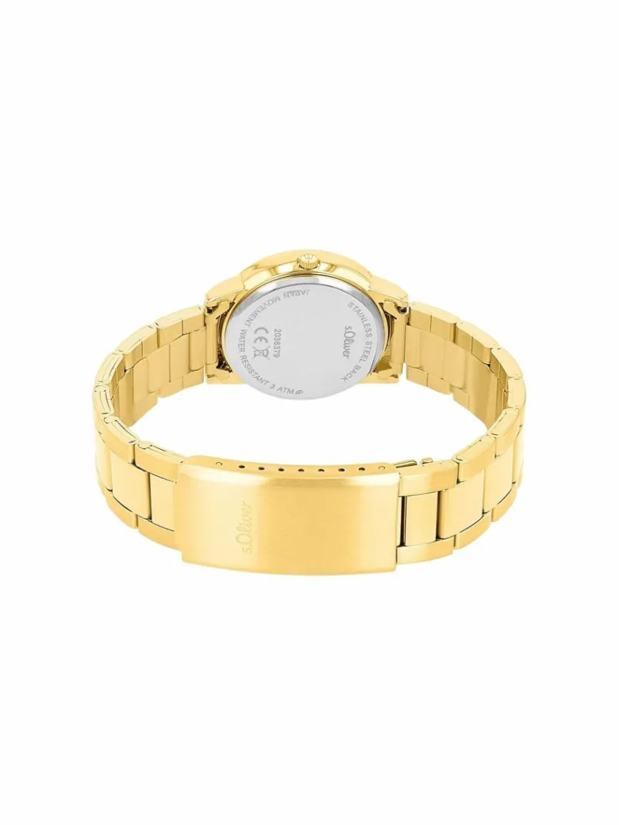 s.Oliver Uhren*Damen Quarzuhr gold uni