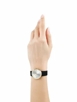 s.Oliver Uhren*Damen Quarzuhr schwarz uni