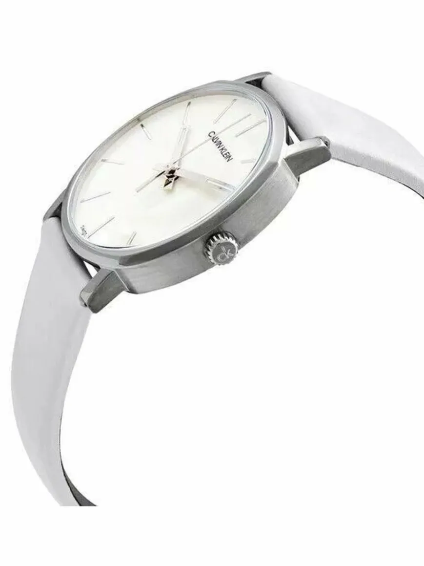 Calvin Klein Uhren*Damen Quarzuhr - K8Q331L2 weiß uni