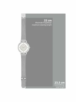 Rhodenwald & Söhne Uhren*Damen Quarzuhr - Lucrezia silber uni