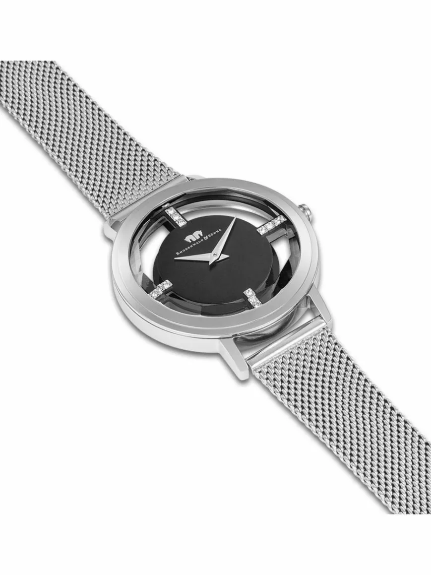 Rhodenwald & Söhne Uhren*Damen Quarzuhr - Lucrezia silber uni