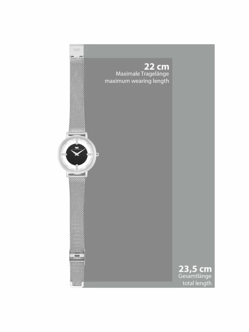 Rhodenwald & Söhne Uhren*Damen Quarzuhr - Lucrezia silber uni