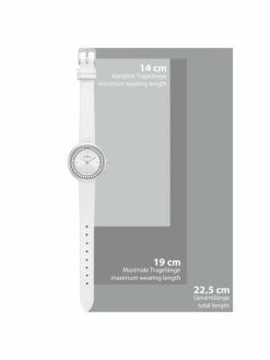 Rhodenwald & Söhne Uhren*Damen Quarzuhr - Pearl silber uni