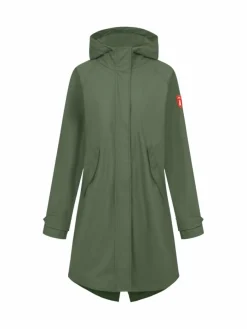 Derbe Jacken & Westen*Damen Regenjacke oliv uni