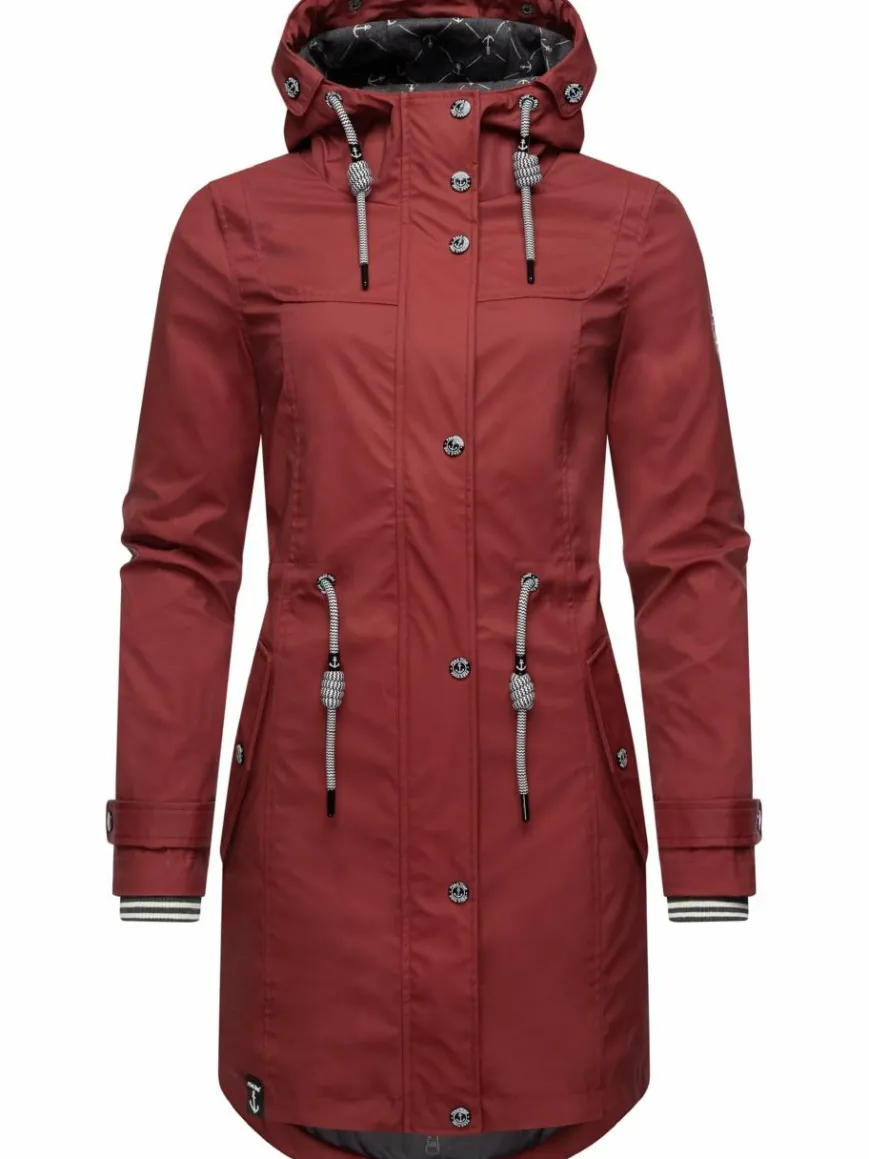 Peak Time Jacken & Westen*Damen Regenjacke - L60042 rot uni