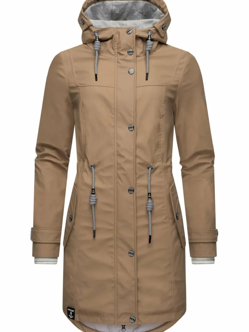 Peak Time Jacken & Westen*Damen Regenjacke - L60042 beige uni