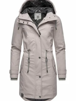 Peak Time Jacken & Westen*Damen Regenjacke - L60042 kitt uni