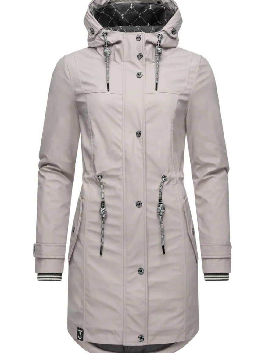 Peak Time Jacken & Westen*Damen Regenjacke - L60042 kitt uni