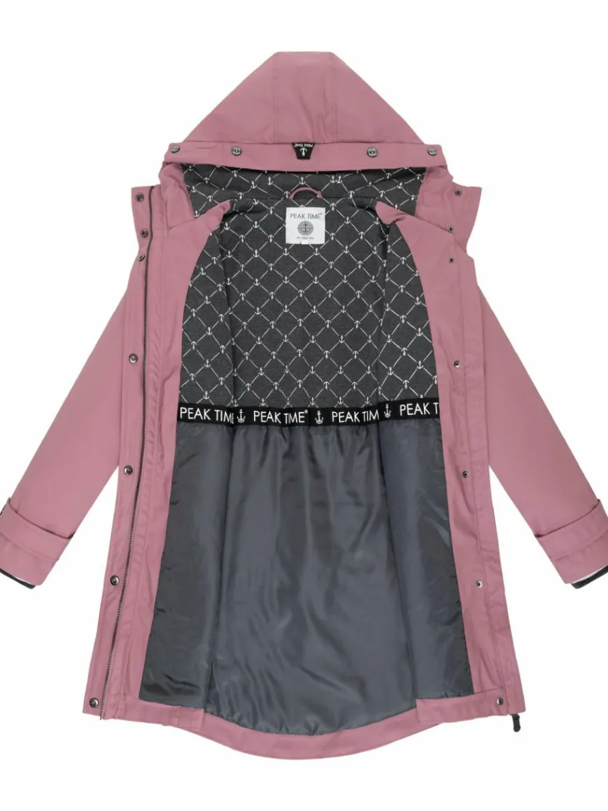 Peak Time Jacken & Westen*Damen Regenjacke - L60042 rosa uni