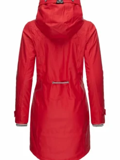 Peak Time Jacken & Westen*Damen Regenjacke - L60042 rot uni