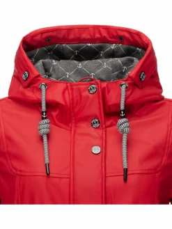 Peak Time Jacken & Westen*Damen Regenjacke - L60042 rot uni
