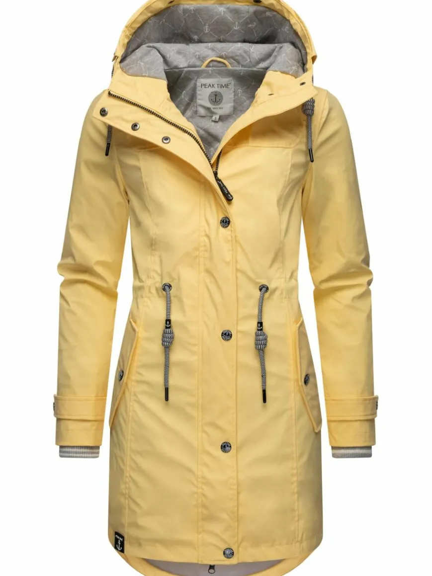 Peak Time Jacken & Westen*Damen Regenjacke - L60042 zitrone uni