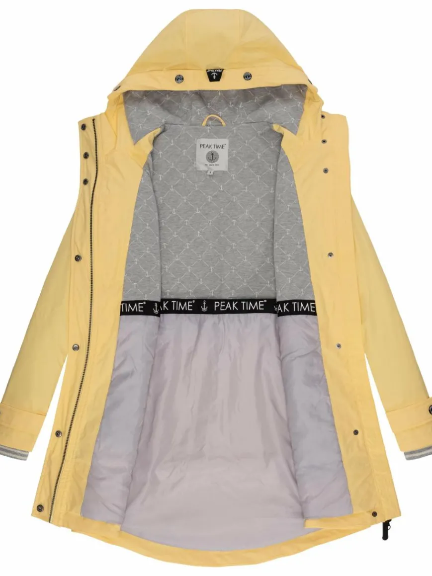Peak Time Jacken & Westen*Damen Regenjacke - L60042 zitrone uni