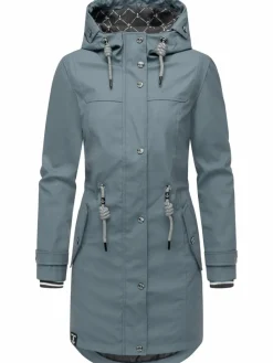 Peak Time Jacken & Westen*Damen Regenjacke - L60042 denim uni