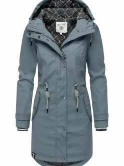Peak Time Jacken & Westen*Damen Regenjacke - L60042 denim uni