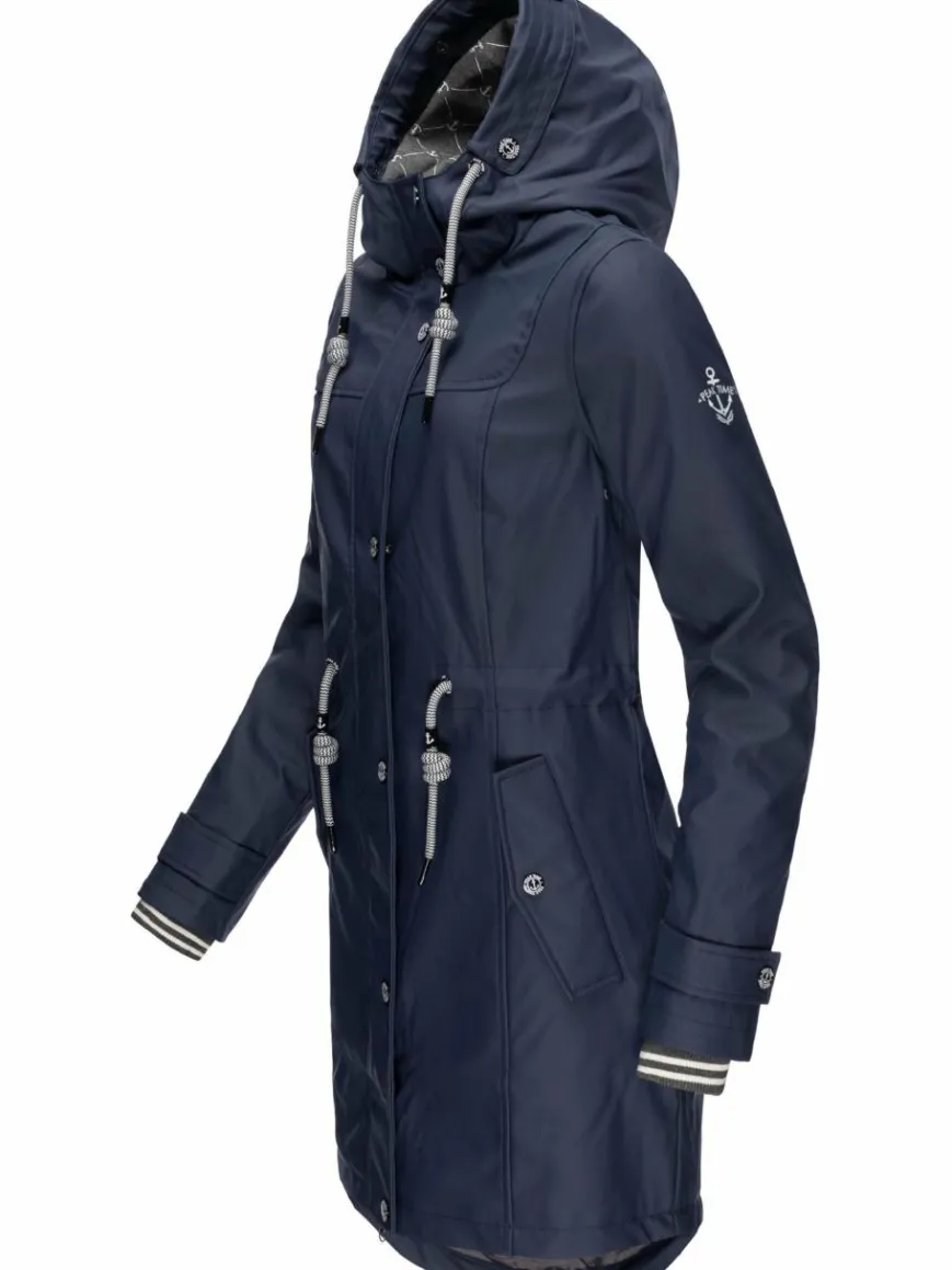 Peak Time Jacken & Westen*Damen Regenjacke - L60042 marine uni
