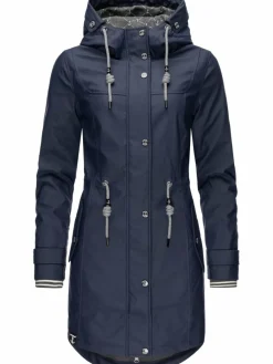 Peak Time Jacken & Westen*Damen Regenjacke - L60042 marine uni