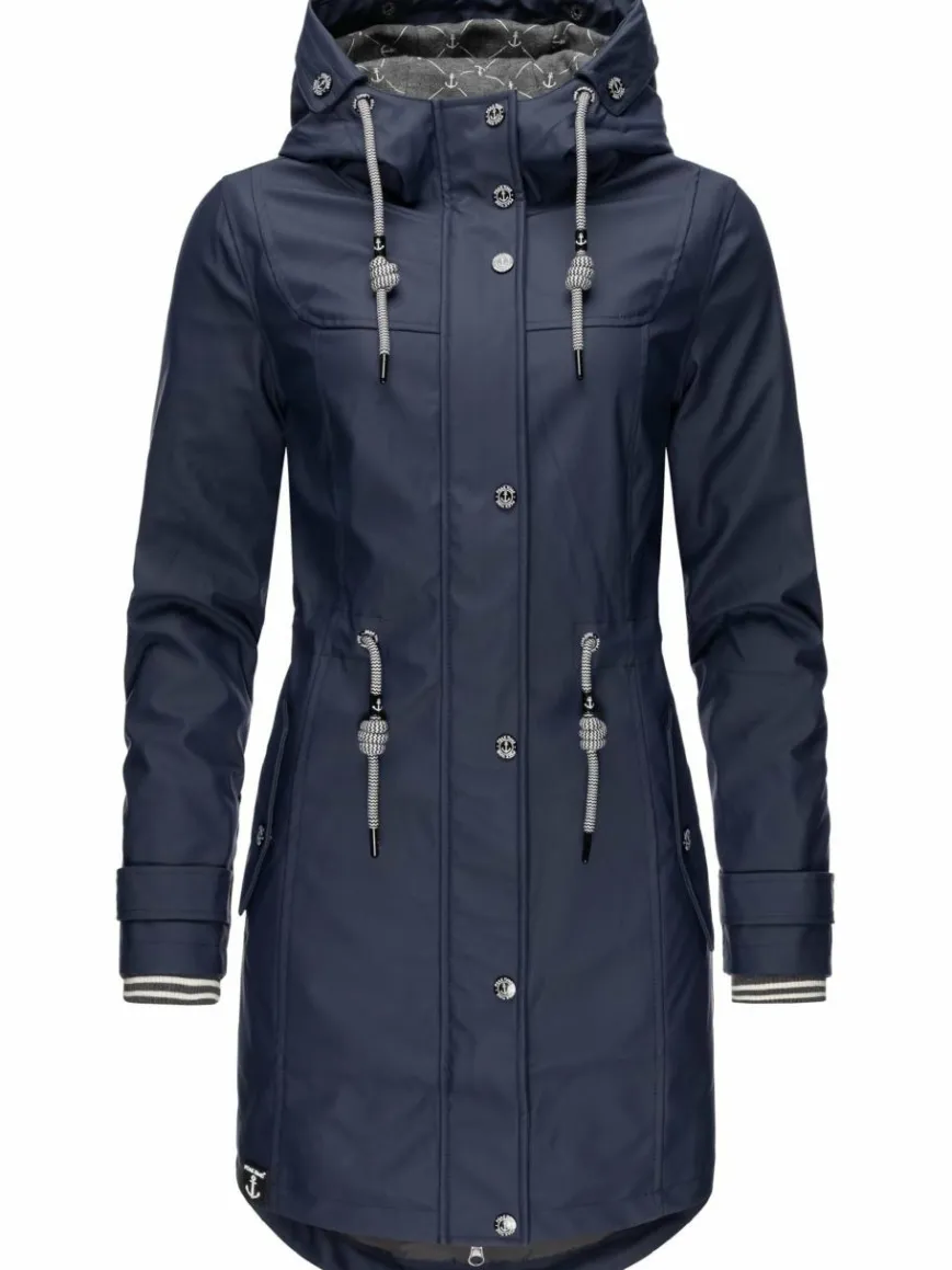 Peak Time Jacken & Westen*Damen Regenjacke - L60042 marine uni