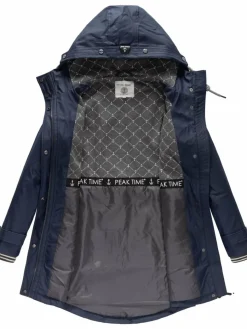Peak Time Jacken & Westen*Damen Regenjacke - L60042 marine uni