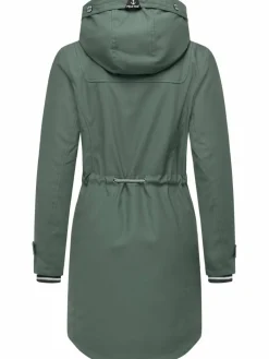 Peak Time Jacken & Westen*Damen Regenjacke - L60042 grün uni