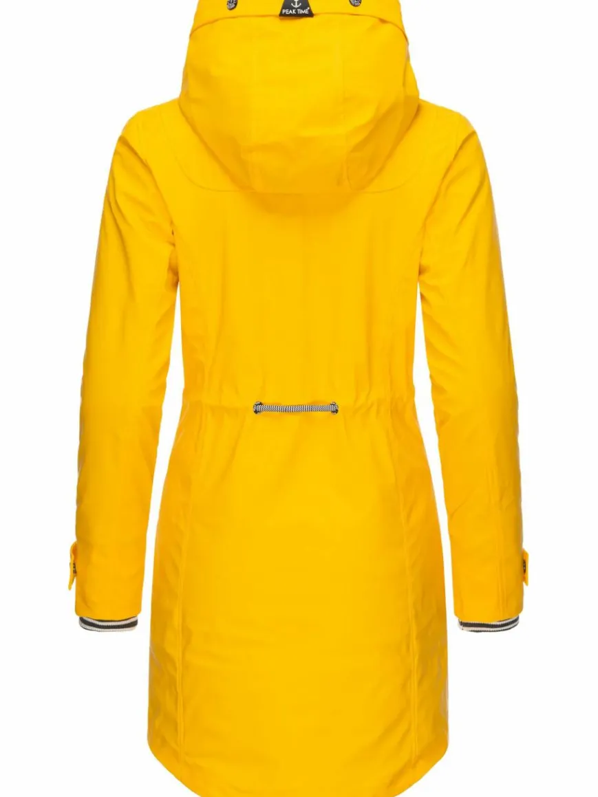 Peak Time Jacken & Westen*Damen Regenjacke - L60042 gelb uni