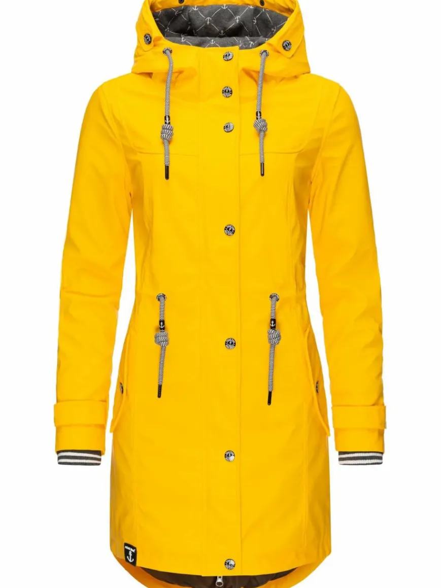 Peak Time Jacken & Westen*Damen Regenjacke - L60042 gelb uni