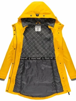 Peak Time Jacken & Westen*Damen Regenjacke - L60042 gelb uni